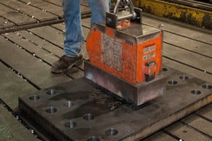 Large Plate Drilling